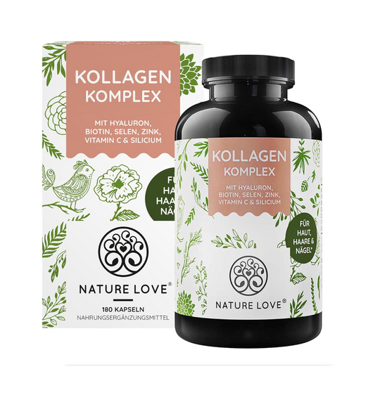 NATURE LOVE® Collagen Complex - 180 Capsules - High Dose