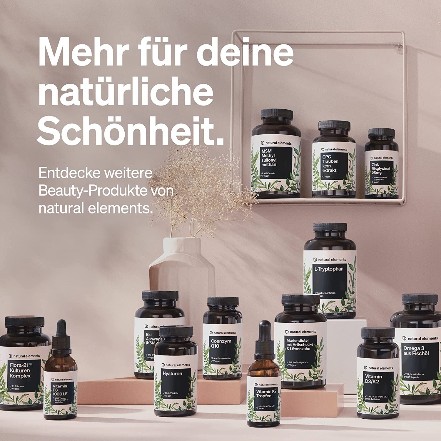 Hyaluronsäure Kollagen Komplex - 180 Kapseln - Angereichert Mit Biotin, Selen, Zink, Vitamin C Aus Acerola & Bambusextrakt - Laborgeprüft